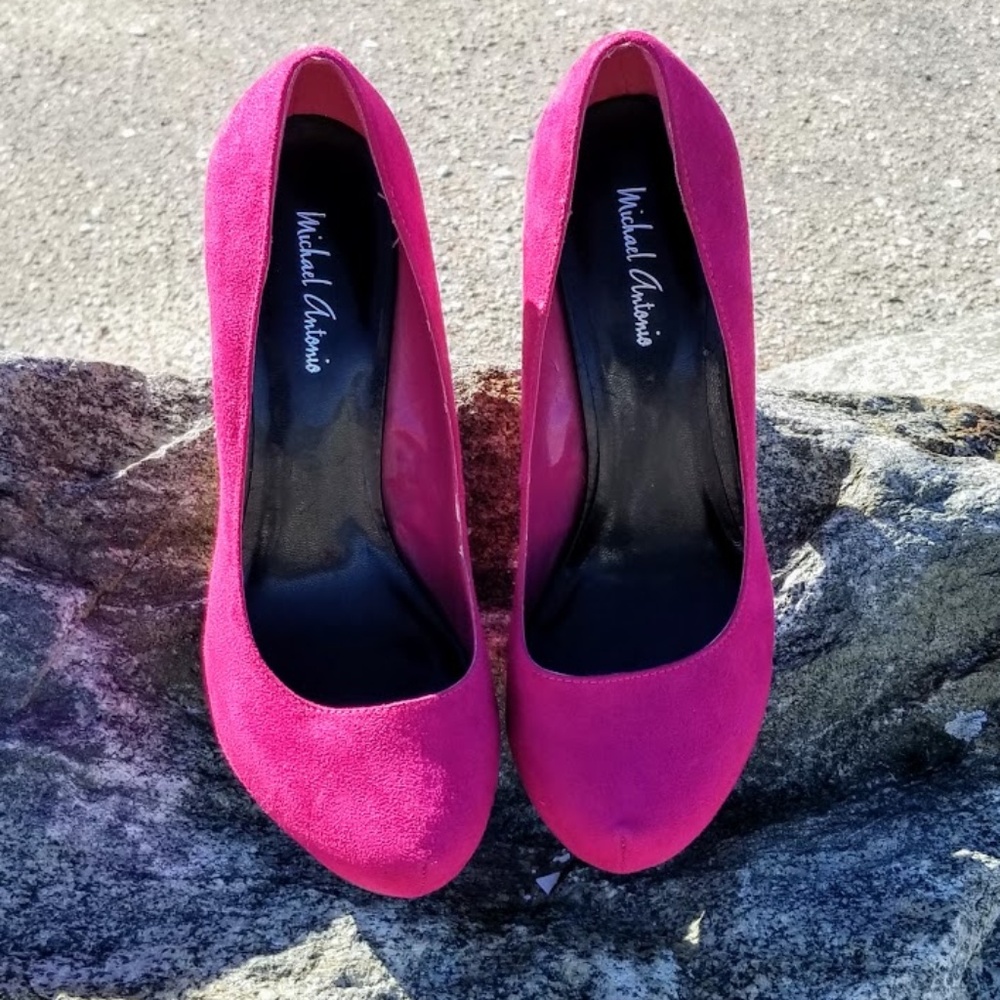 MICHAEL ANTONIO ▪ Plush Magenta HEELS Luxury - Picture 4 of 8
